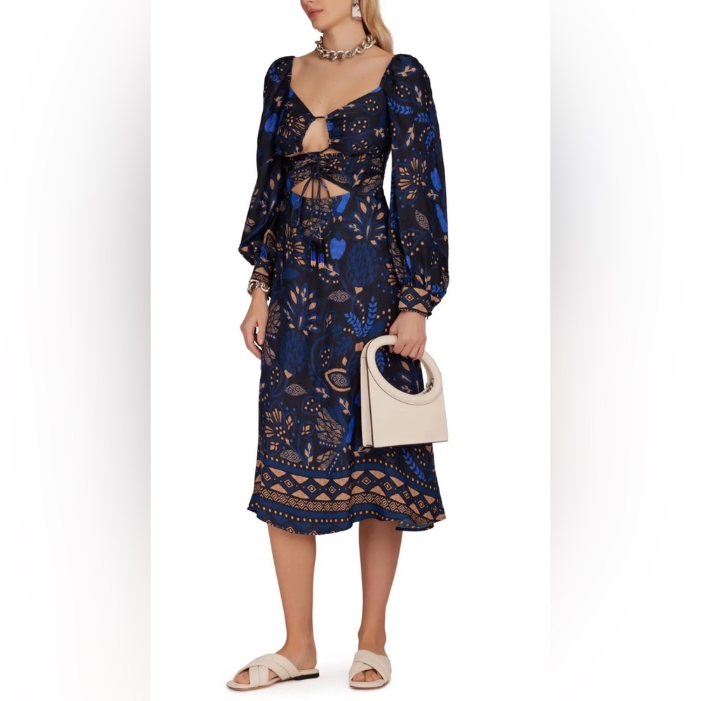 Farm Rio Macaw Forest Dress